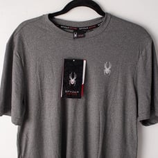 Spyder Active Men's Pullover Super Soft Grey Shirt Size Large New