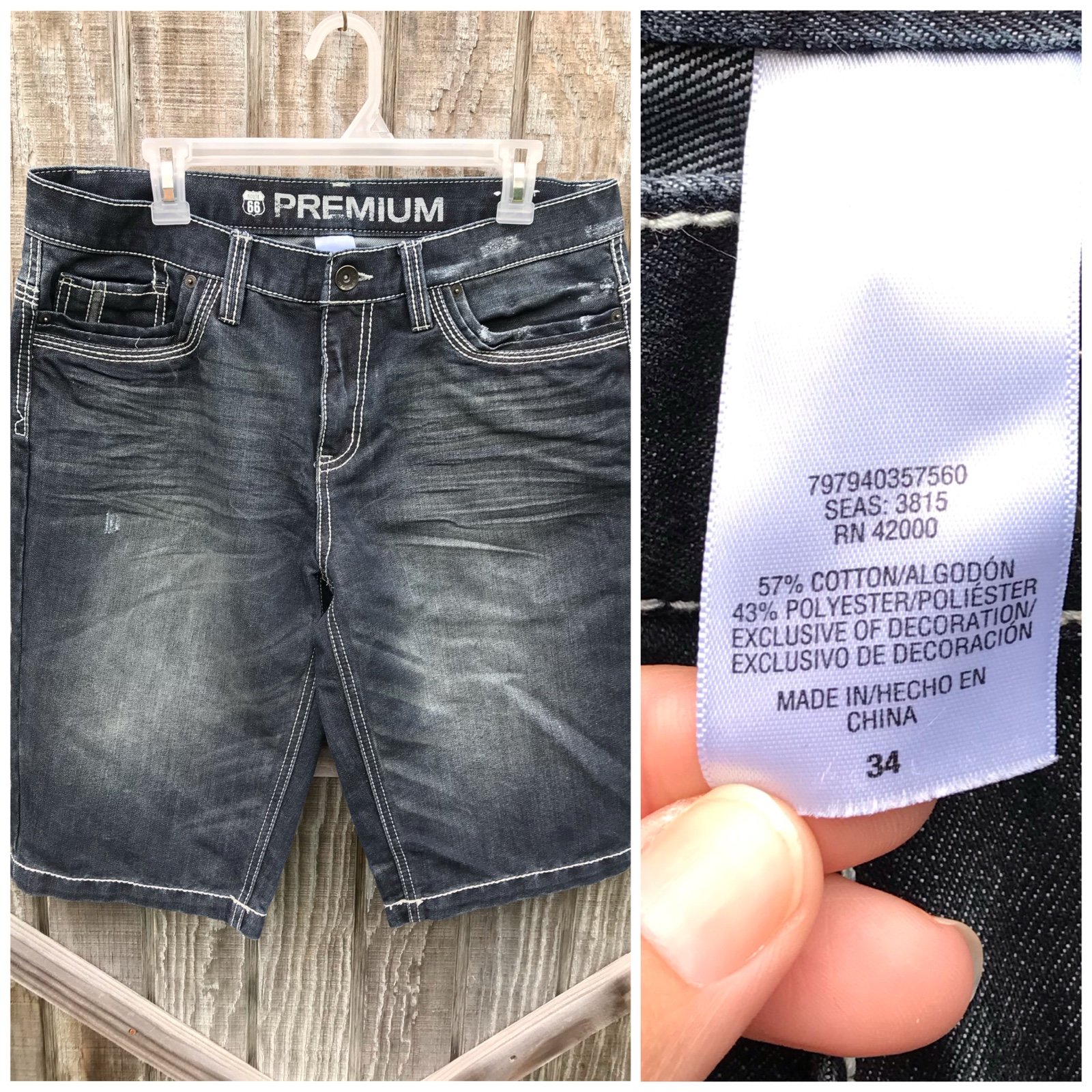 Y2K Route 66 Premium Men’s shorts size 34