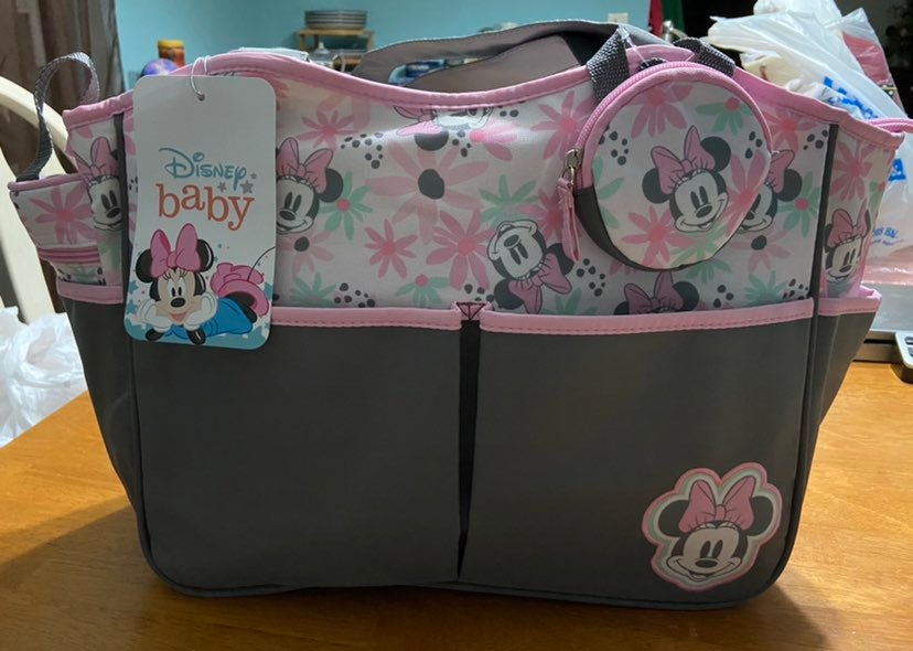 Minnie Mouse Diaper Bag Gift Set