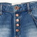 One Teaspoon Outlaws Shorts Size 26 Cutoff 100% Cotton Denim Light Blue Wash