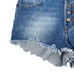 One Teaspoon Outlaws Shorts Size 26 Cutoff 100% Cotton Denim Light Blue Wash
