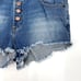 One Teaspoon Outlaws Shorts Size 26 Cutoff 100% Cotton Denim Light Blue Wash