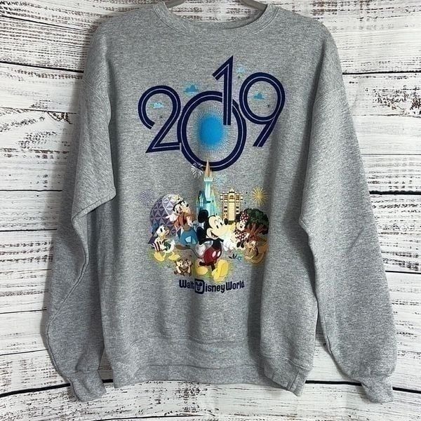 Walt Disney world 2019 fleece Mickey & friends sweatshirt