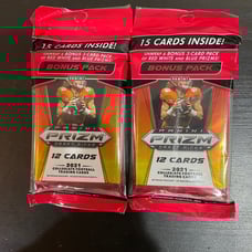 2021 Prizm Draft Picks Football Fat Pack Lot of 2!