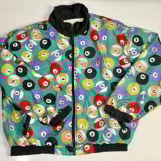 Jackie Vital Billiard Pool Ball Jacket Wind Breaker XL Hot Line Vintage