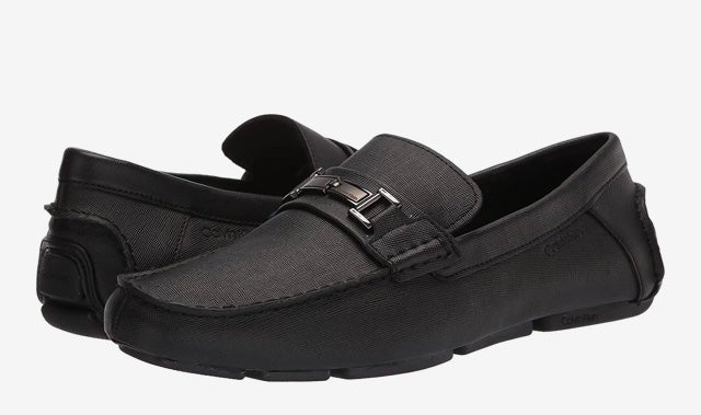 Calvin Klein Magnus Casual Slip-on Loafers Men's Shoes black Sz 9 1/2 M 135