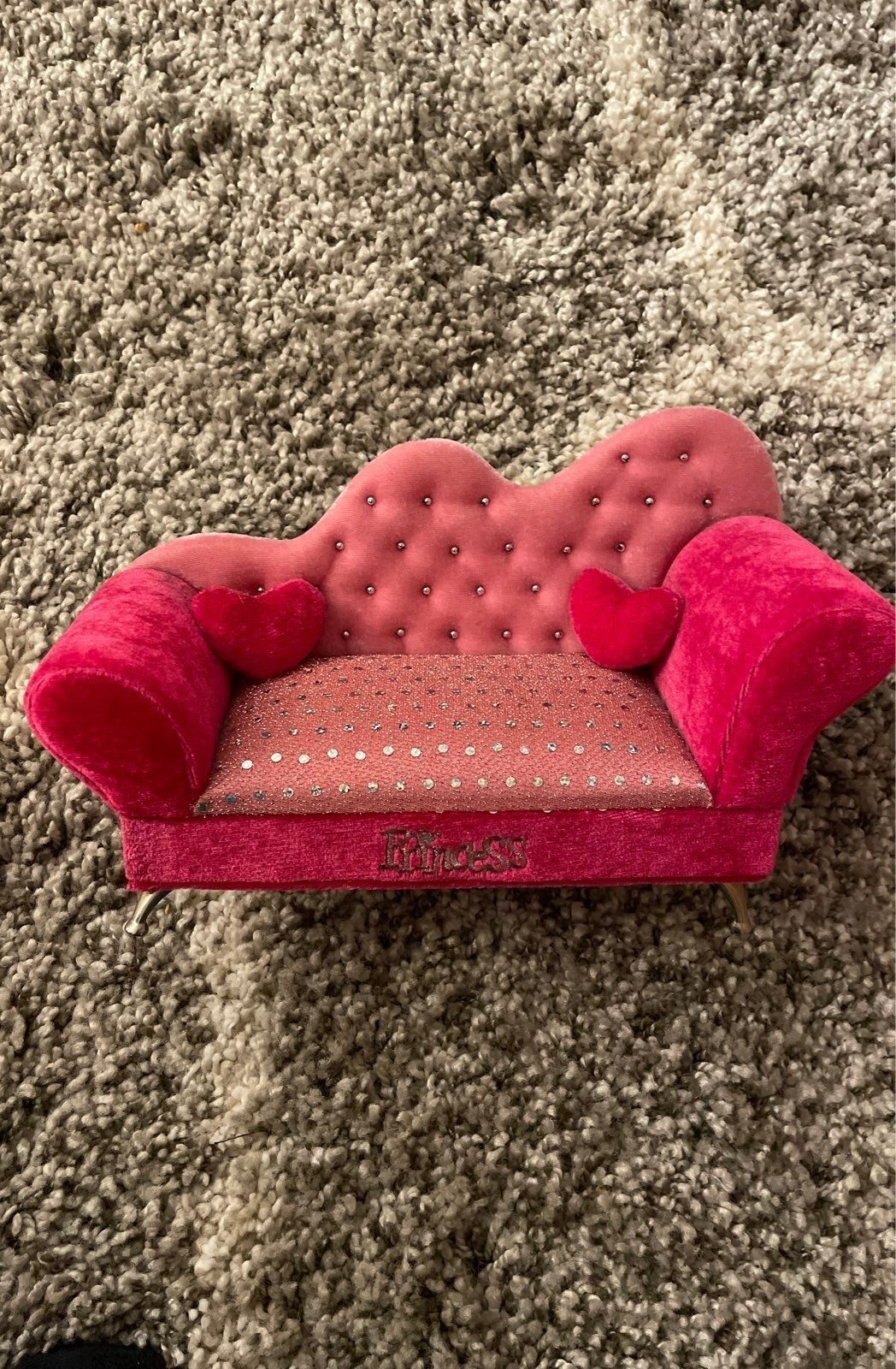 jewelry organizer/box princess pink sofa