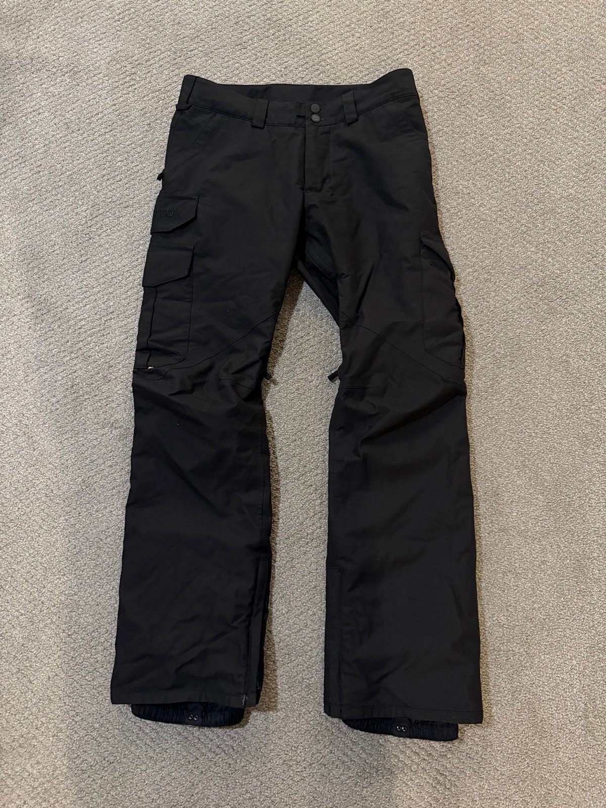 Burton Men’s Small black cargo snowboard ski pants