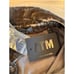 395 NWT ATM Anthony Thomas Melillo Brown Boyfriend Oversized Velvet Shirt Small