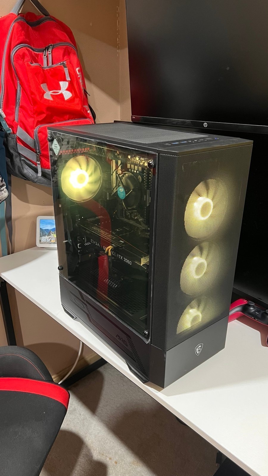 i5 10400f paired with 12gb rtx2060. Don’t judge by the cooler (Read Description)
