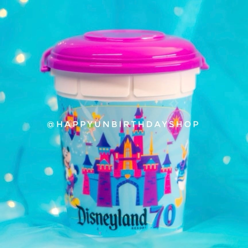 Disney Parks Disneyland 70th Anniversary Celebration Popcorn Bucket