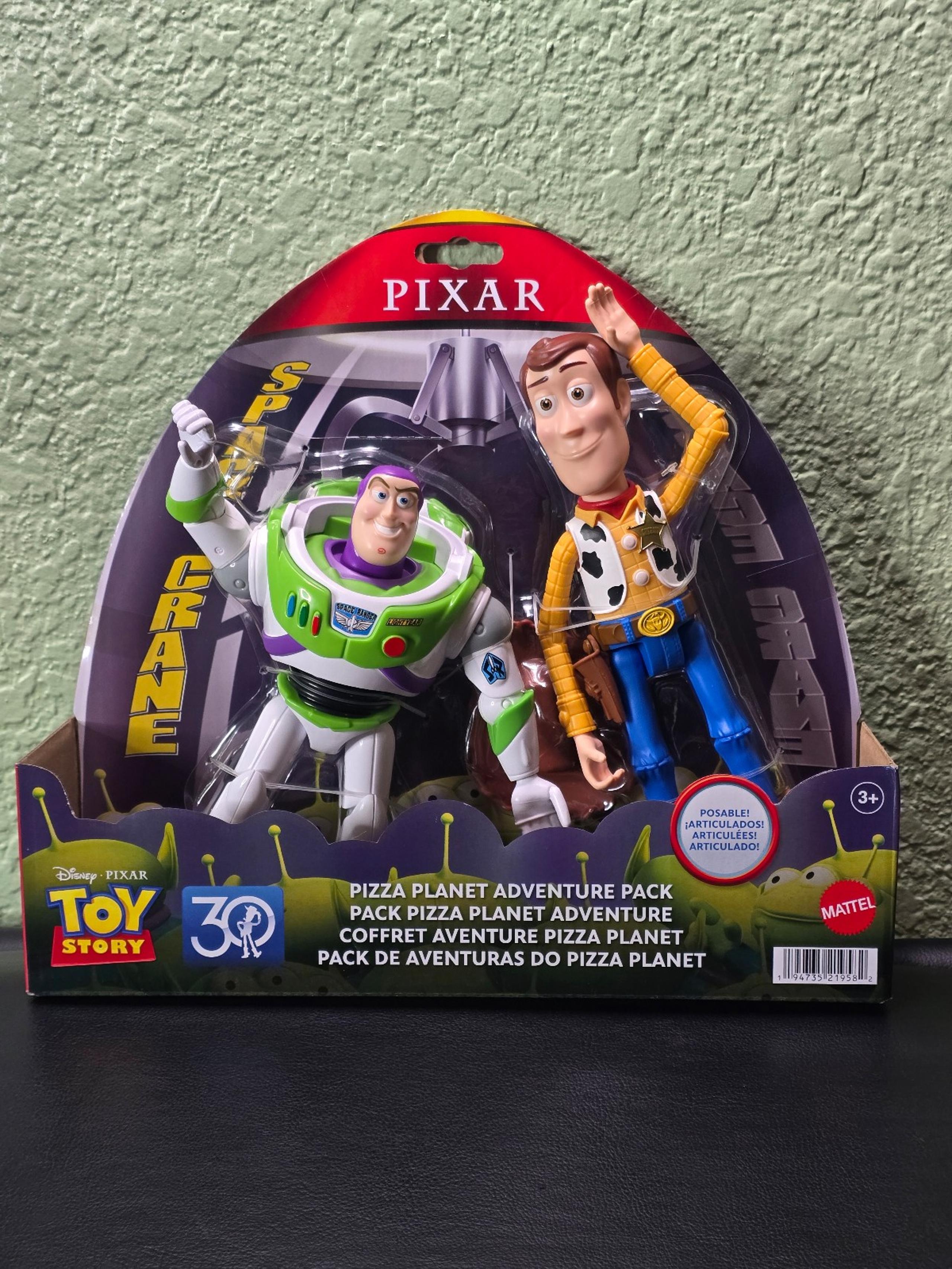 2024 Toy Story PIZZA PLANET ADVENTURE PACK Buzz & Woody 7" Figures - Disney Pixar