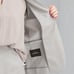 Green Label Relaxing Skirt Suit Set Up, Collarless Jacket