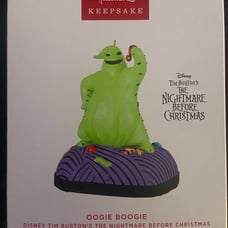2024 Hallmark Ornament: Mr. Oogie Boogie, Nightmare Before Christ. Sound/Motion