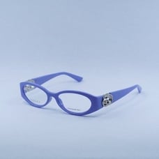 New Gucci GG1693O 003 Eyeglasses - Violet with Silver Frame
