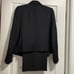 Zara Blazer Pants Suit Set Black 3 Pieces
