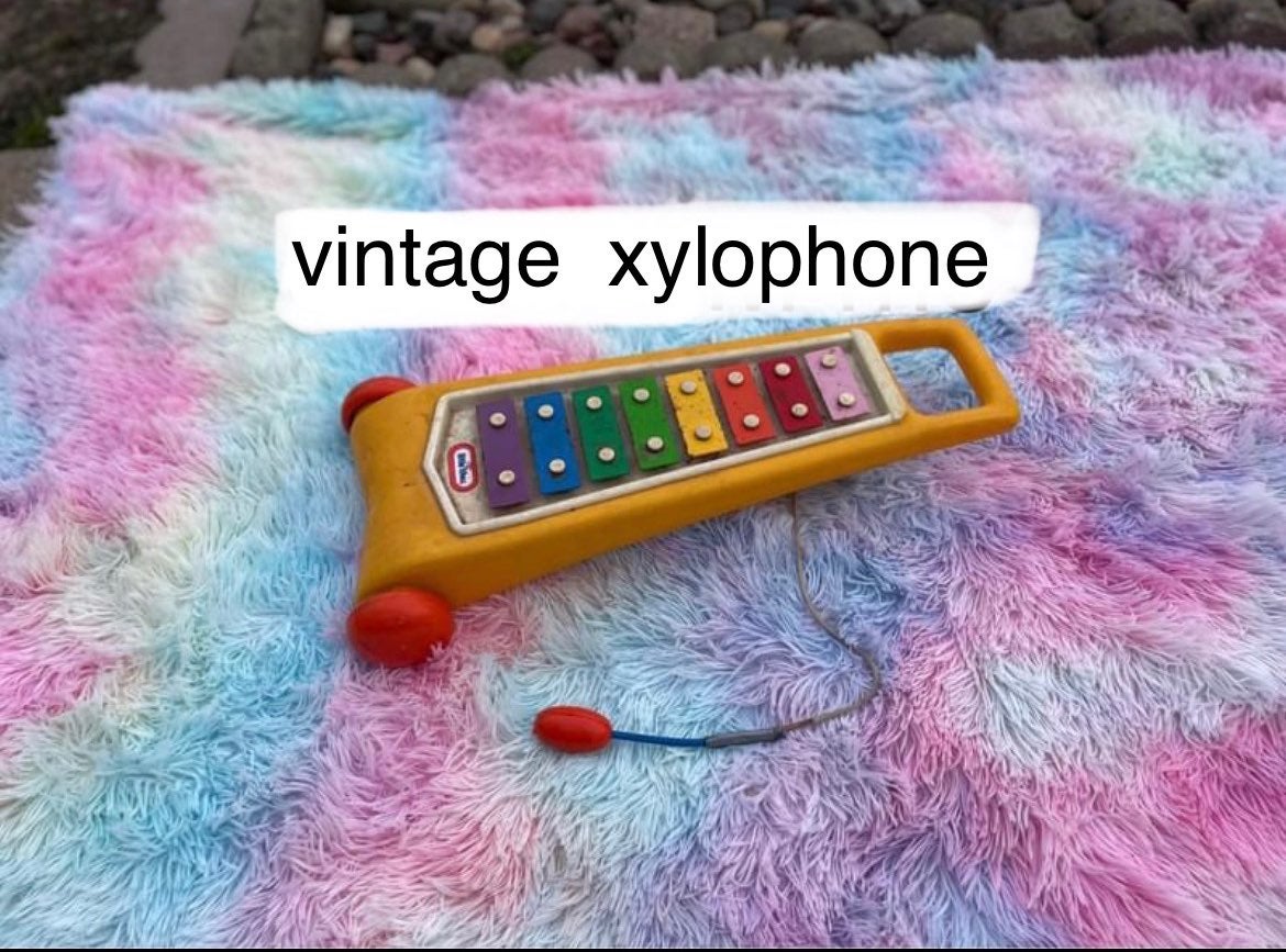 vintage xylophone toy