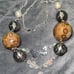 28” long necklace/very unique Natural Bamboo Leaf Stones