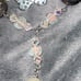 28” long necklace/very unique Natural Bamboo Leaf Stones