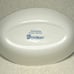 FRANCISCAN DENMARK BLUE ENGLISH IRONSTONE FLORAL STICK GRAVY BOAT W/ UNDERPLATE