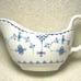 FRANCISCAN DENMARK BLUE ENGLISH IRONSTONE FLORAL STICK GRAVY BOAT W/ UNDERPLATE