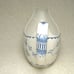 FRANCISCAN DENMARK BLUE ENGLISH IRONSTONE FLORAL STICK GRAVY BOAT W/ UNDERPLATE