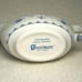 FRANCISCAN DENMARK BLUE ENGLISH IRONSTONE FLORAL STICK GRAVY BOAT W/ UNDERPLATE