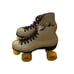 Vintage Bulldog Roller Skates Tan Leather Size 7 Made in USA
