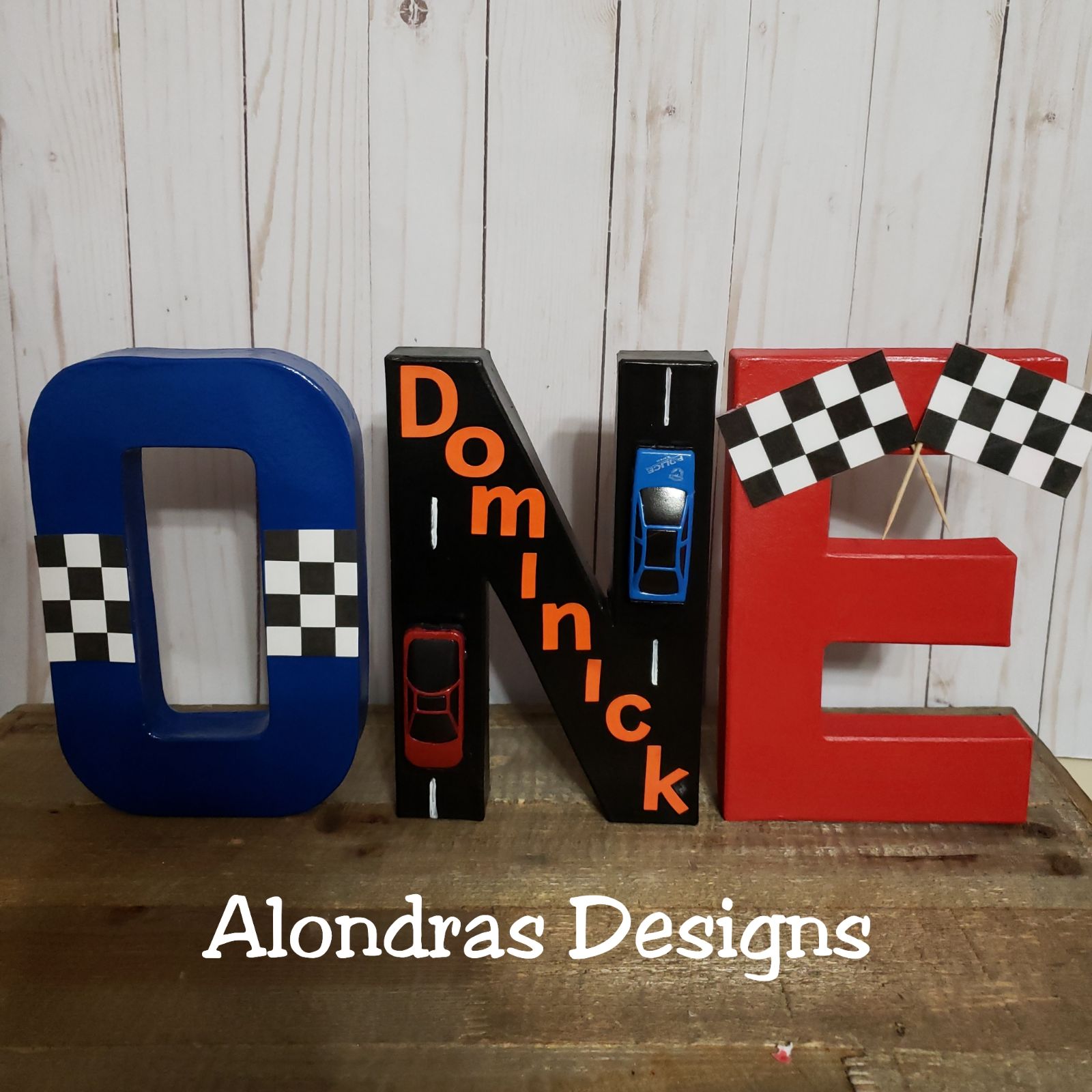 Race Car Letters