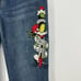 Ed Hardy Women’s Fit and Flare High Rise Jeans Size 30 Embroidered True Love 90s