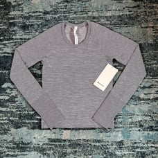 NWT Lululemon Swiftly Tech Long Sleeve 2.0 Size 6 In Wee Are From Space White