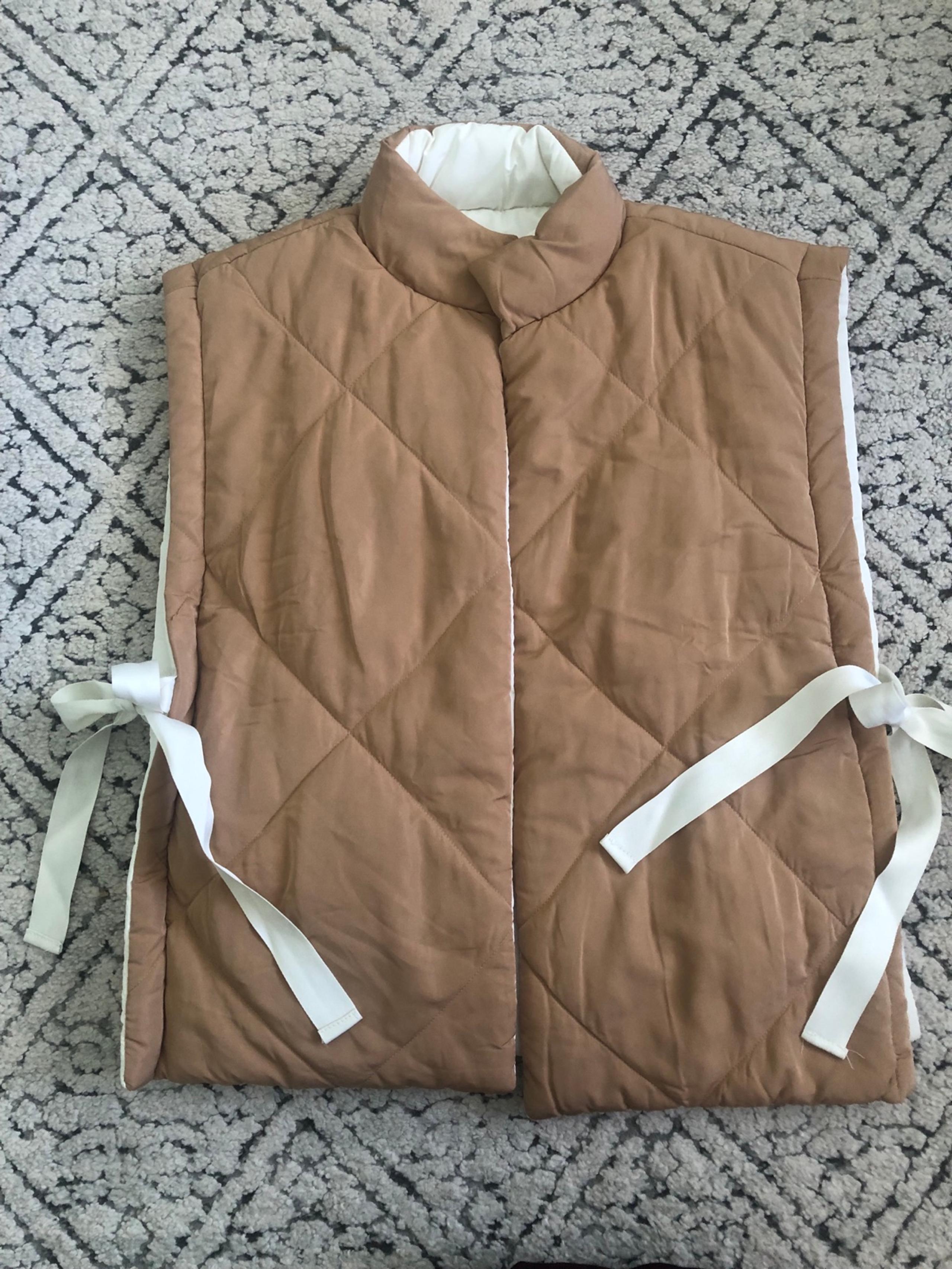 Womens Mudpie reversible puffer vest