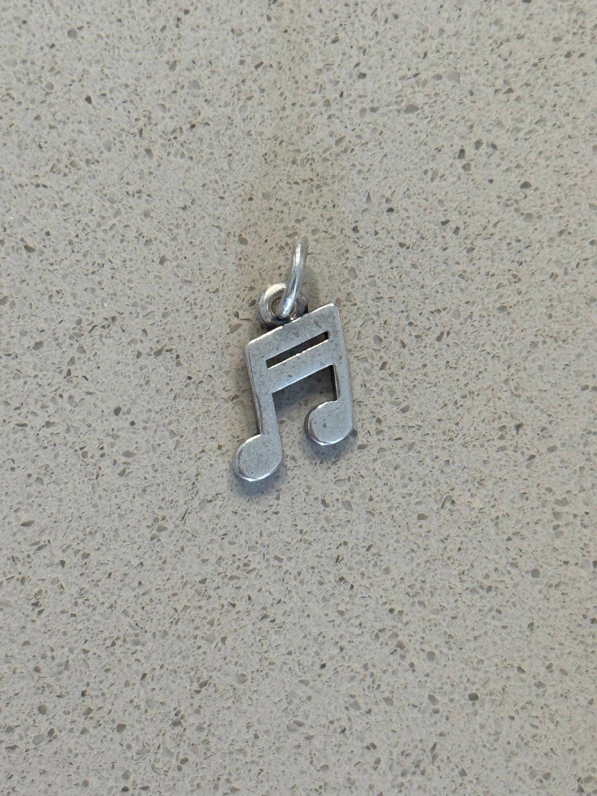 James Avery Two Note Sterling Silver Charm