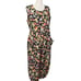 Laura Ashley 90s Vintage Floral Cotton Jumpsuit Romper Size Medium