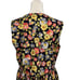 Laura Ashley 90s Vintage Floral Cotton Jumpsuit Romper Size Medium