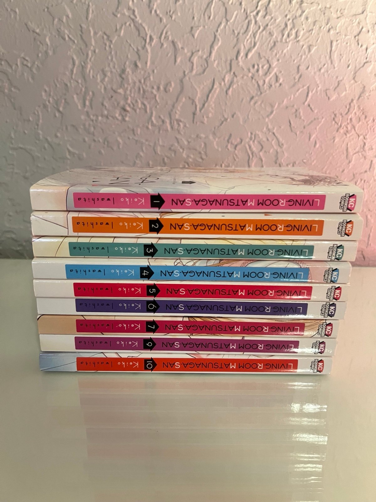 living room matsunaga-san manga volumes 1-7, 9-10