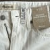 NWT MADEWELL Relaxed Denim Shorts Ivory White Size 25 Raw Hem Mid-Rise Bohemian