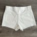 NWT MADEWELL Relaxed Denim Shorts Ivory White Size 25 Raw Hem Mid-Rise Bohemian