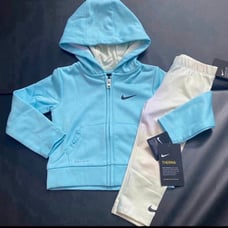 NWT Nike pastel tie dye hoodie & leggings set girls size 2T