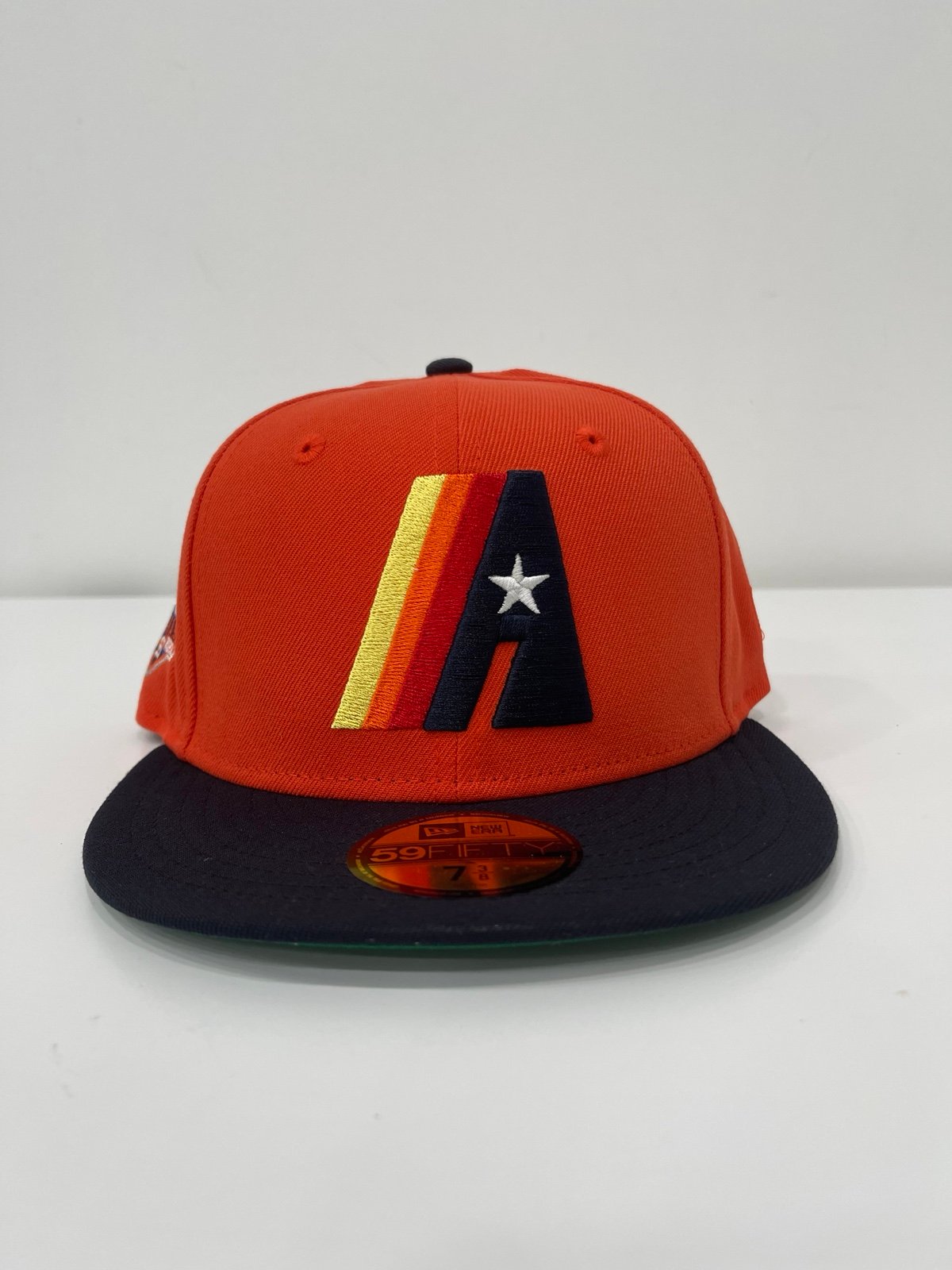 Houston Astros New Era Hat Club 60 Year Anniversary MLB Fitted Cap Hat 7 3/8