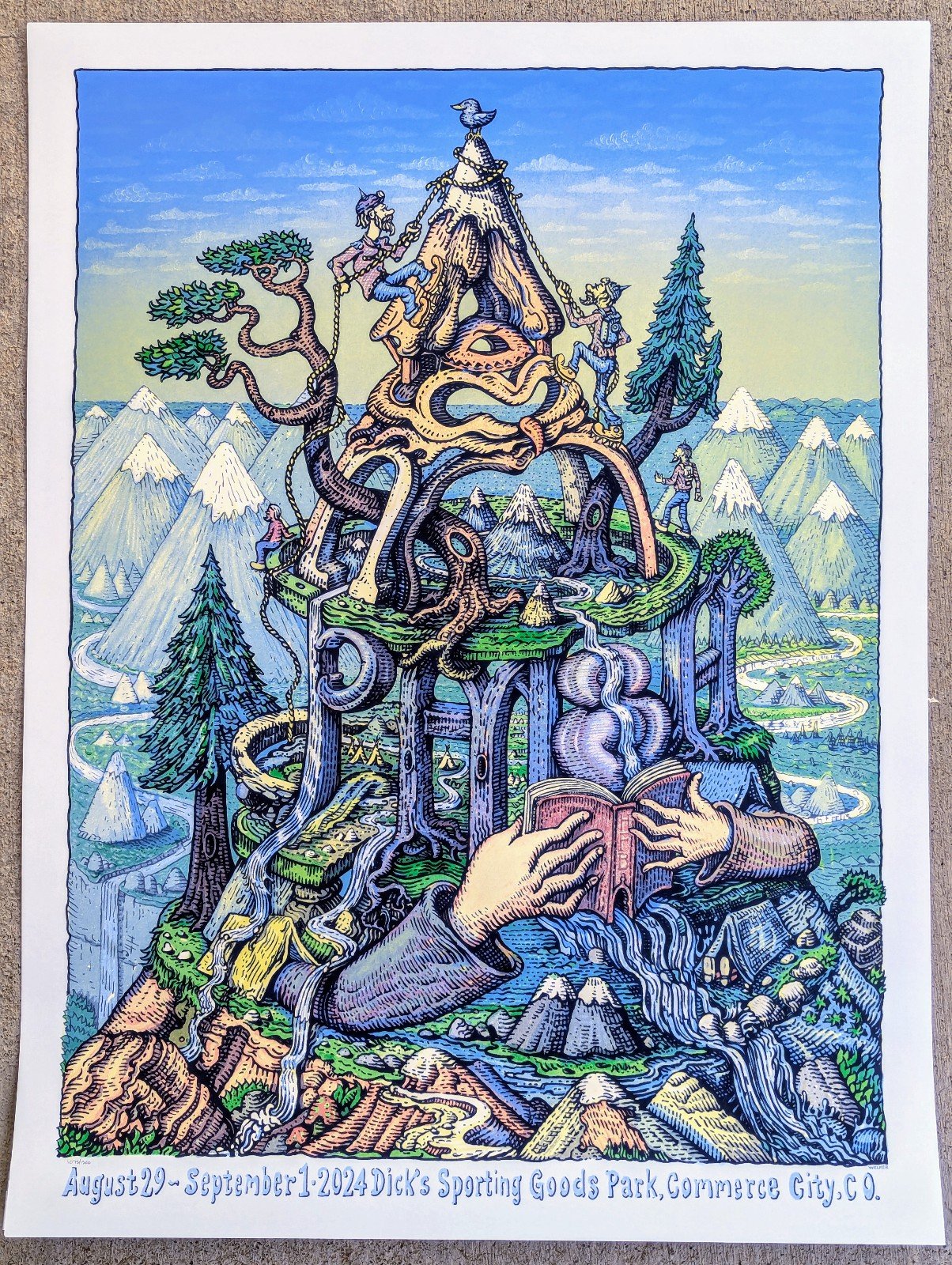 Phish Welker Dicks Poster 2024 Print Regular Edition Denver Colorado SHIPS FAST