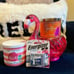 Bath & Body Works Flamingo Water Globe 3 Wick Candle Bundle