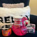 Bath & Body Works Flamingo Water Globe 3 Wick Candle Bundle