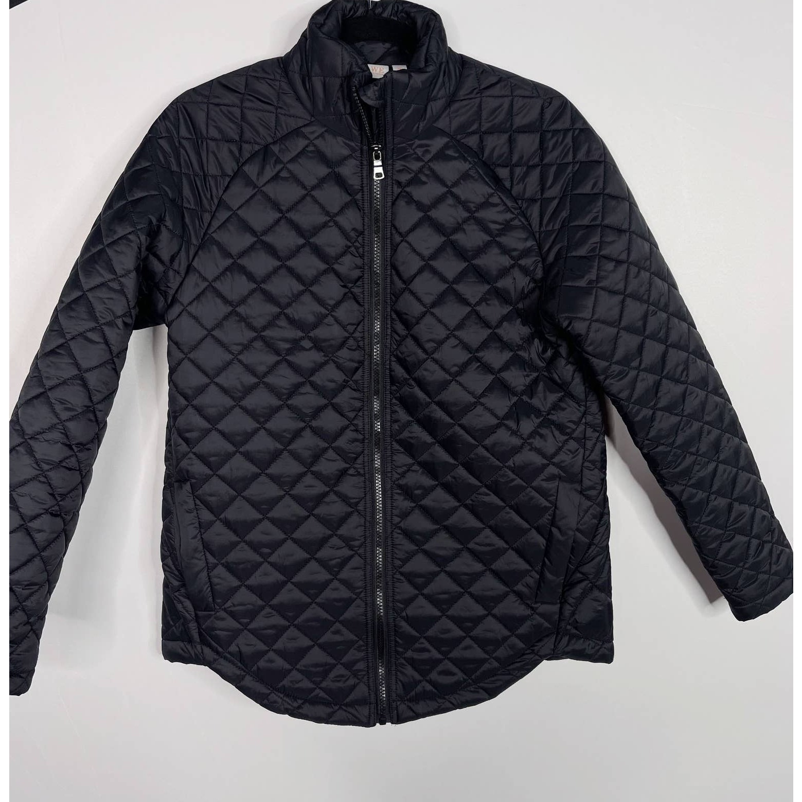 We by Living in Yellow Womens XS Black Quilted Nylon Puffer Jacket Lightweight
