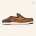 OLUKAI Kakaha Kākaha Men's Leather Slip-On Drop-In Heel Loafers Shoes size 9.5