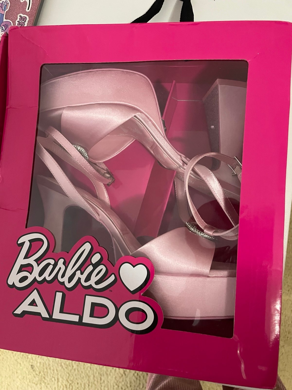 New Barbie x Aldo platforms heels