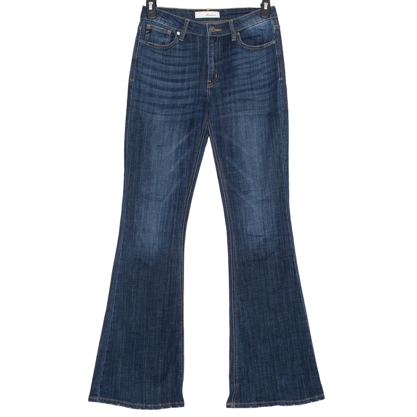 Kancan Womens Jeans Celestine Flare Mid Rise Blue Size 9/28 GJ