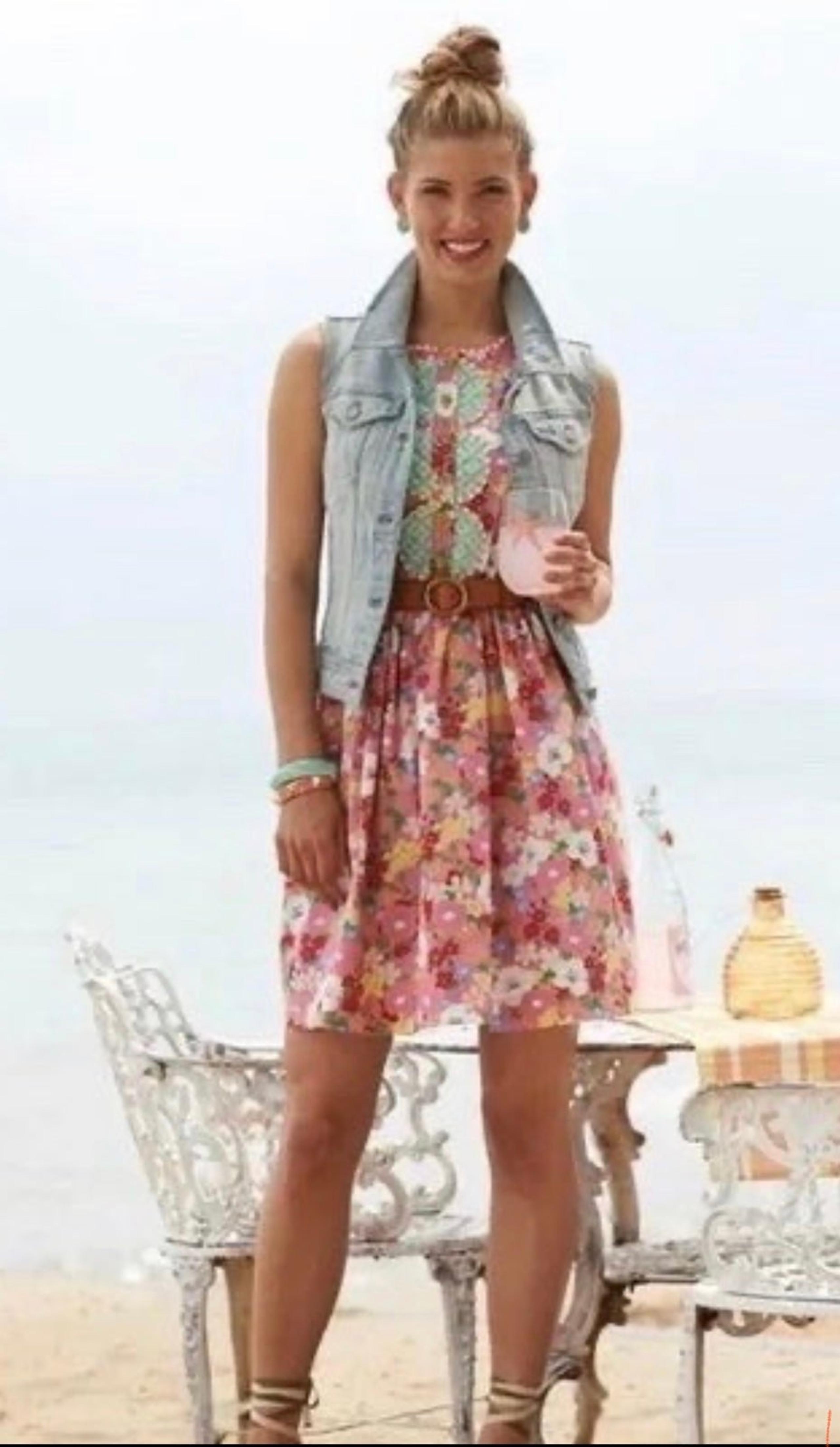 Matilda Jane Women’s Pink Floral Leah Dress L NWT