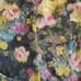 NWT Nicole Miller Floral Sequin Mock Neck Long Sleeve Top Shimmer Blouse Size L