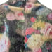 NWT Nicole Miller Floral Sequin Mock Neck Long Sleeve Top Shimmer Blouse Size L